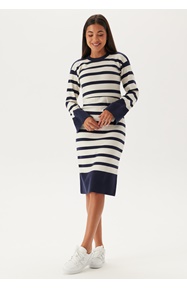 Happy Holly Striped Knitted Dress