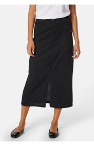 Pieces Avelyn HW Midi Skirt