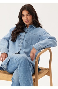 Pieces Pcmaisie Ls Denim Shirt