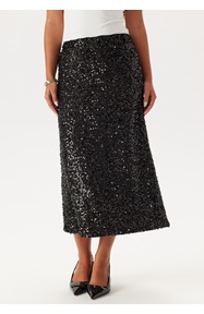 Pieces Pcserena Sequin Hw Midi Skirt