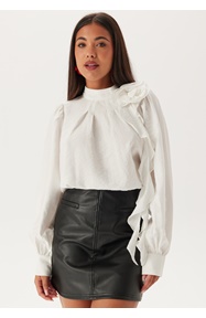 VERO MODA Vmbailey Ls Frill Top Wvn