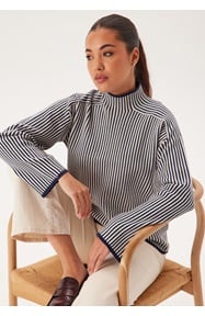 VERO MODA Vmgold Ls Highneck Pinstripe P