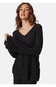 VERO MODA Vmiberia Ls V-neck Long Knit B