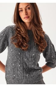 VERO MODA Vmnova Ss Pearl Puff Pullover