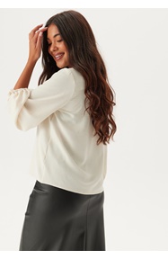 VERO MODA Vmolivia L/S V-NECK TOP WVN V-