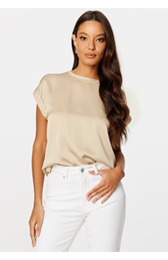 VILA Ellette S/S Satin Top