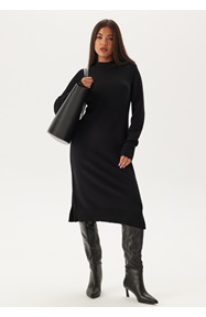 VILA Ril Crew Neck Midi Dress