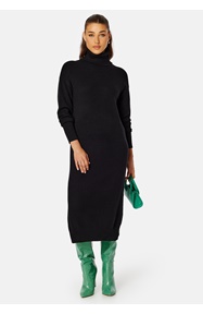 VILA Rill Roll Neck L/S Midi Dress