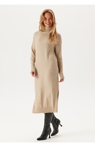 VILA Rill Roll Neck L/S Midi Dress