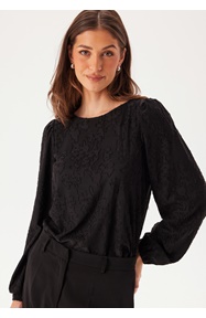 VILA Viadele O-neck L/S TOP TOP Top