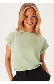 VILA Viellette S/S Satin Top