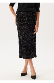 VILA Vifaith Hw Midi Sequin Skirt