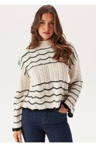 VILA Viovirina High Neck L/S CABLE 