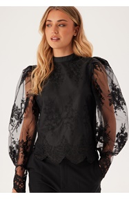 YAS Yaslisa Ls Lace Top W Lining