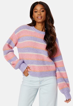 BUBBLEROOM Namila knitted sweater Striped bubbleroom.dk