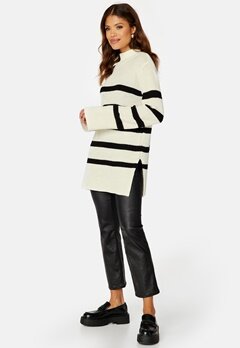 BUBBLEROOM Remy striped sweater White / Striped bubbleroom.dk