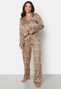 BUBBLEROOM Steph pyjama  shirt set Leopard bubbleroom.dk