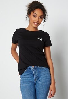 Calvin Klein Jeans 2-Pack Monogram Slim Tee 0K4 Black/Bright Wh bubbleroom.dk