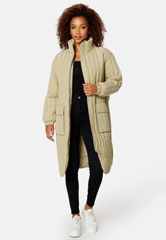 Calvin Klein Jeans Waisted Quilted Coat RB8 Wheat Fields
 bubbleroom.dk