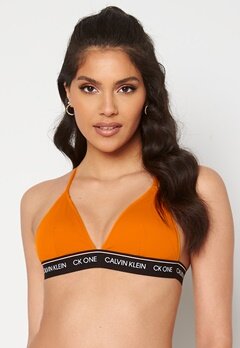 Calvin Klein Triangle Bikini Top SF8 Sunrise Orange bubbleroom.dk