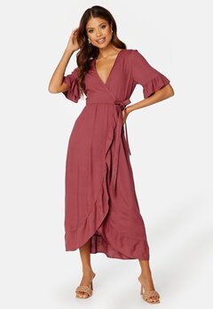 Happy Holly Emmie maxi dress Old rose bubbleroom.dk
