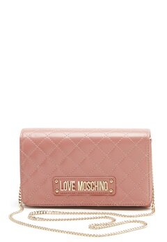 Love Moschino Small Quilted Chain Bag Pink bubbleroom.dk