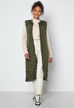 ONLY Jessica Quilted Waistcoat Kalamata bubbleroom.dk