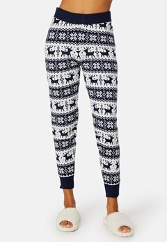 ONLY Xmas Comfy Snowflake Pant Night Sky Pattern:W.
 bubbleroom.dk