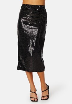 SELECTED FEMME Sandy Midi Skirt Black
 bubbleroom.dk