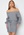 BUBBLEROOM Imani knitted off shoulder dress Grey melange bubbleroom.dk