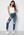 BUBBLEROOM Loreena distressed high waist jeans Medium denim bubbleroom.dk