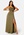 Bubbleroom Occasion Marion Waterfall Gown Olive green bubbleroom.dk