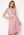 Chi Chi London Bee embroidered MidiDress Nude bubbleroom.dk