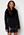 Chiara Forthi Arina heavy knit wrap jacket Black bubbleroom.dk