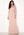 Goddiva 3/4 Lace Trim Maxi Dress Blush bubbleroom.dk