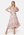 Goddiva Embroidered Lace 3/4 Sleeve Midi Dress Blush
 bubbleroom.dk
