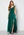 Goddiva Glitter Wrap Maxi Dress Emerald bubbleroom.dk