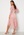 Goddiva Lace High Low Midi Dress Blush bubbleroom.dk