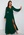 Goddiva Long Sleeve Chiffon Dress Green bubbleroom.dk