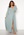 Goddiva Long Sleeve Chiffon Dress Sage Green bubbleroom.dk