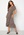 Happy Holly Evie puff sleeve wrap dress Brown / Patterned bubbleroom.dk