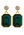 LILY AND ROSE Diane Earrings Emerald
 bubbleroom.dk