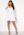 Goddiva Long Sleeve Skater Dress White bubbleroom.dk