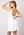 Moments New York Laylani Satin Dress White bubbleroom.dk