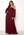 Moments New York Liliane Pleated Gown Wine-red bubbleroom.dk