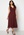 Moments New York Theodora Dotted Dress Wine-red bubbleroom.dk
