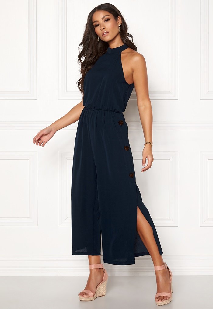 Highneck Culotte Jumpsuit