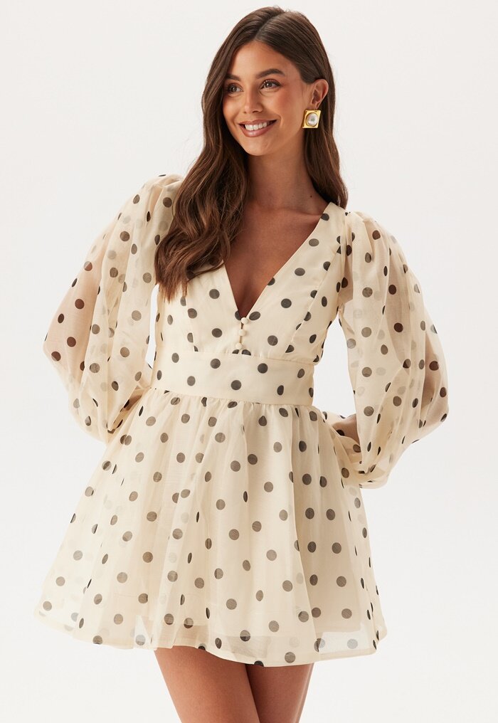 Bardot Eva Polka Dot Mini Dress