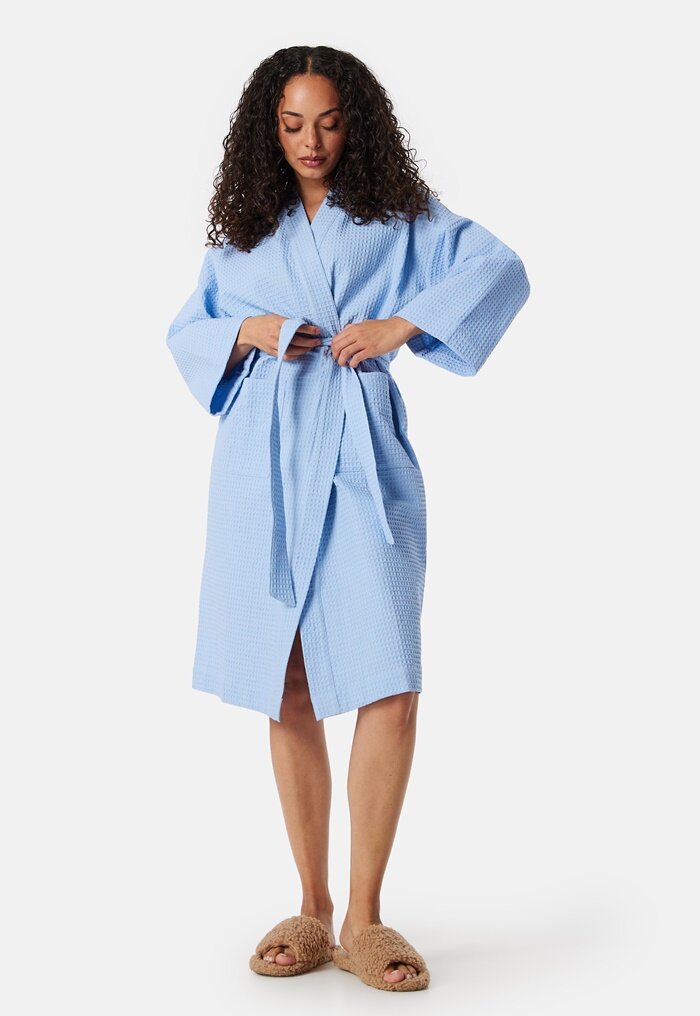 BUBBLEROOM Bonnie Cotton Waffle Robe