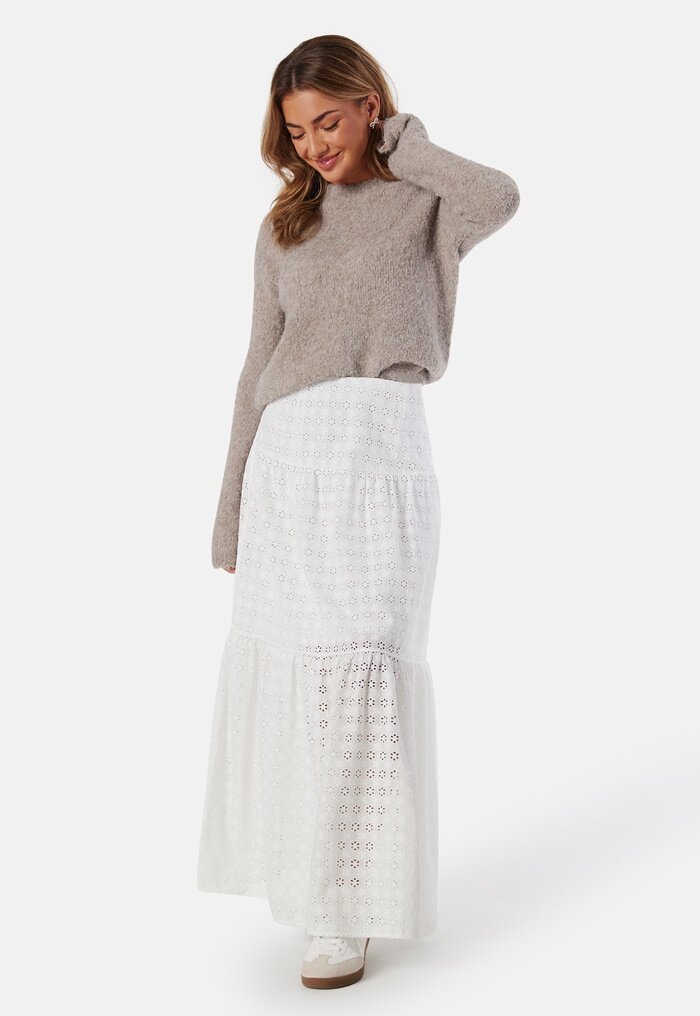 BUBBLEROOM Broderie Anglaise Maxi Skirt